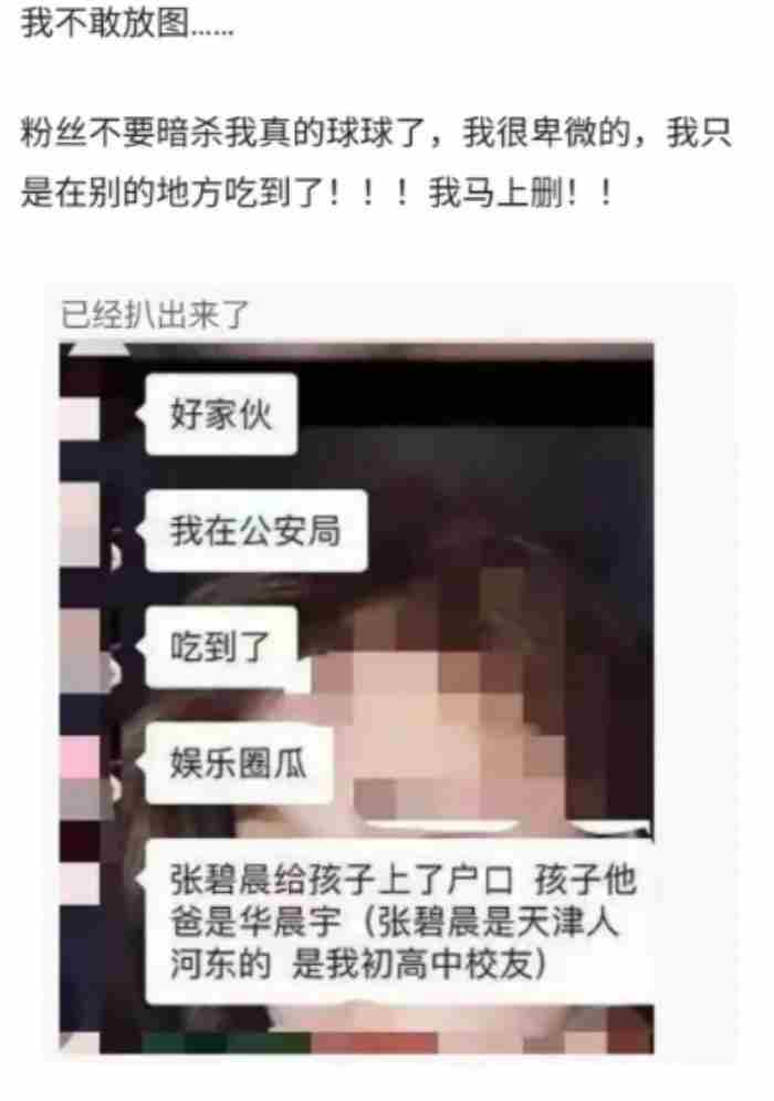 华晨宇张碧晨未婚生女