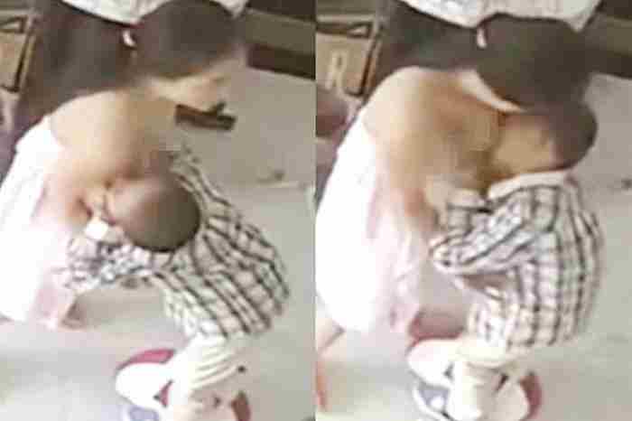 让两大个男人吃奶（10岁男孩吃奶遭怒怼）