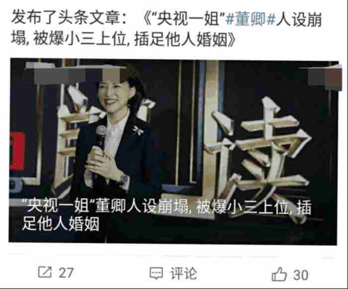 董卿个人资料及简历 董卿和谁同居六年分手