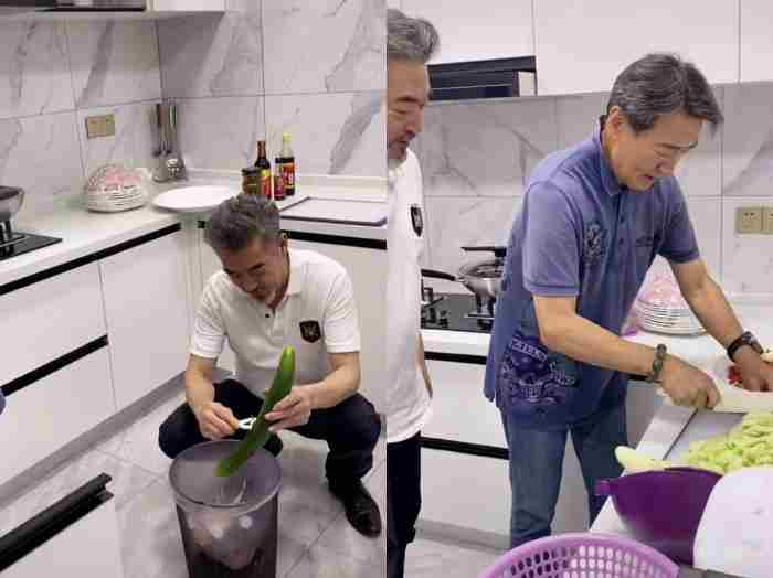 发布了头条文章:寇振海下厨做饭刀工了得