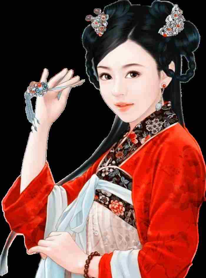 古风古代人物手绘插画免扣素材合集No