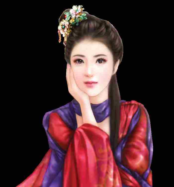 古风古代人物手绘插画免扣素材合集No