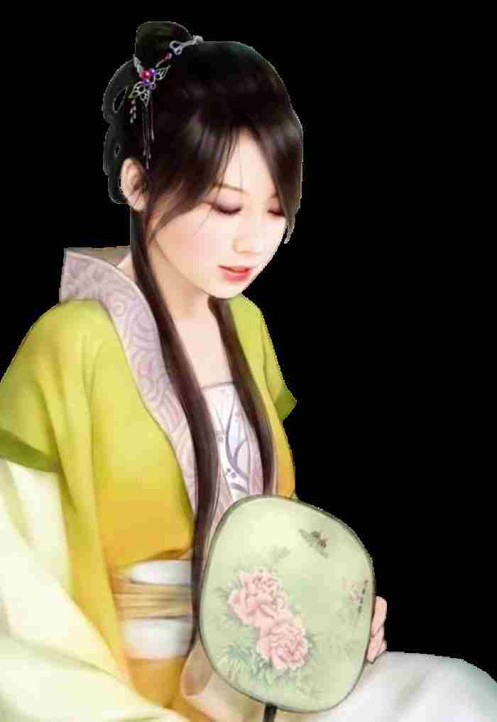 古风古代人物手绘插画免扣素材合集No