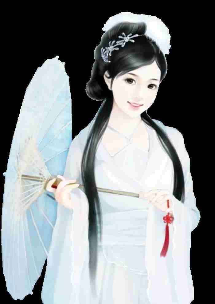 古风古代人物手绘插画免扣素材合集No