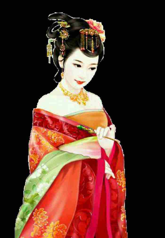 古风古代人物手绘插画免扣素材合集No